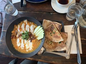 Chickpea daal at Coca Sova in Dublin