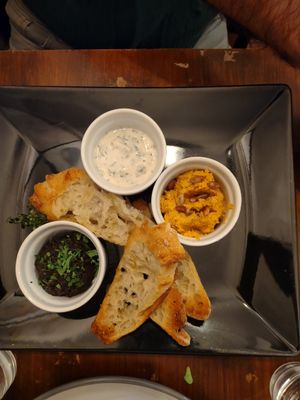 Deeps and bread at Coca Sova in Dublin