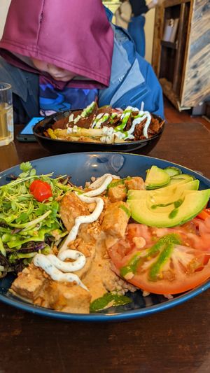 Tempeh salad at Coca Sova in Dublin