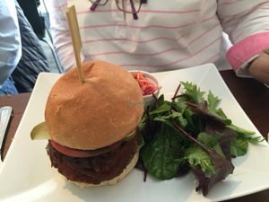 chia burger at Coca Sova in Dublin