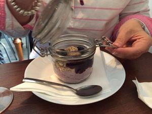 blueberry cheesecake  at Coca Sova in Dublin