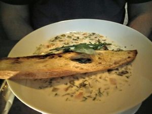 chowder at Coca Sova in Dublin