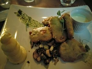 soya schnitzels at Coca Sova in Dublin