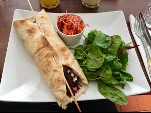Seitan kebab at Coca Sova in Dublin