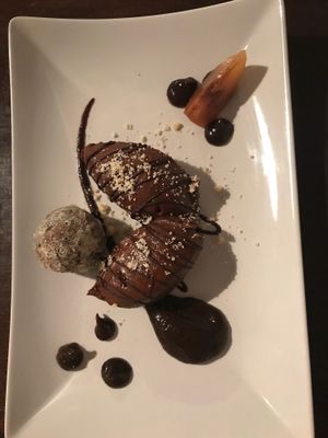 chocolate avocado mousse  at Coca Sova in Dublin