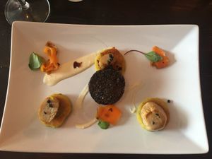 Skallops starter at Coca Sova in Dublin