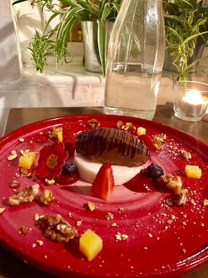 Chocolate avocado mousse at Coca Sova in Dublin