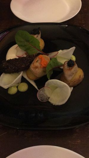 Scallops starter  at Coca Sova in Dublin