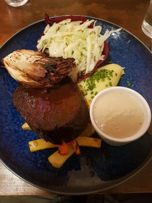 Seitan steak at Coca Sova in Dublin