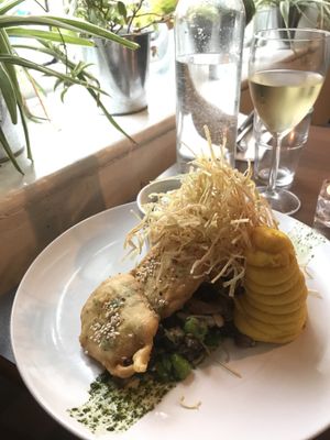 Soya schnitzel  at Coca Sova in Dublin