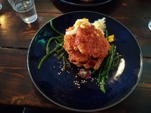 Cornflakes crusted soy goujons at Coca Sova in Dublin