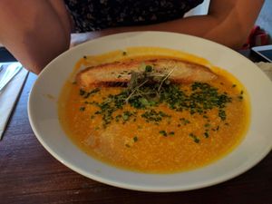 soup was quite nice at Coca Sova in Dublin