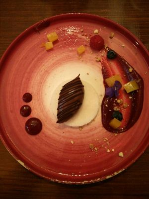 Delicious chocolate mousse. at Coca Sova in Dublin