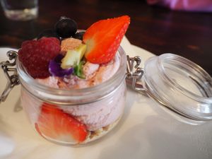 Strawberry cheesecake 😉 at Coca Sova in Dublin