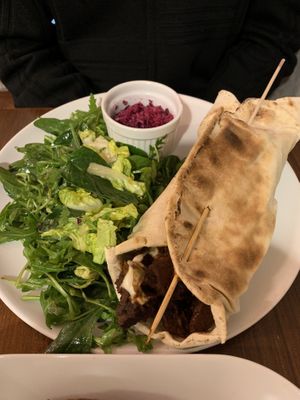 Doner kebab at Coca Sova in Dublin