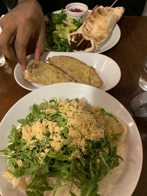 Garlic bread  at Coca Sova in Dublin