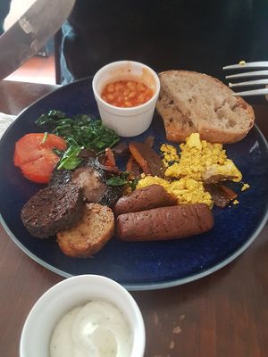Irish breakfast at Coca Sova in Dublin