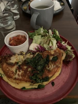 Omelette at Coca Sova in Dublin