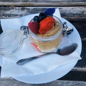 Berry cheesecake  at Coca Sova in Dublin