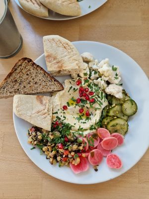 Mezze Plate at Mamacoffee in Prague