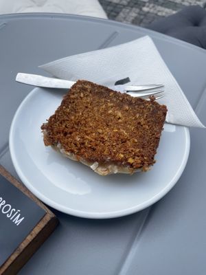 Carrot cake   at Mamacoffee in Prague