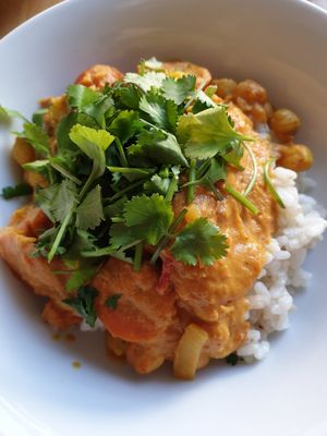 curry at Mamacoffee in Prague