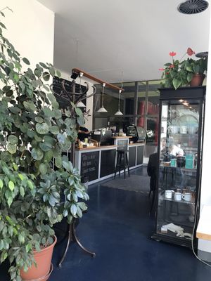 Interior  at Mamacoffee in Prague
