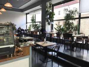 Upstairs  at Mamacoffee in Prague