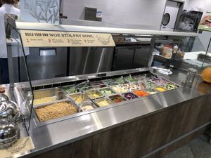 Build your own bowl  at New Frontiers Natural Marketplace in Solvang