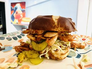 Yummy sandwich   at The Purple Carrot in Needham Heights