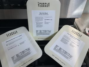 Ready to Eat Meals! Great variety 🌱  at The Purple Carrot in Needham Heights