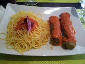 One of the delicious meals offered at Londonewyork in Marseille