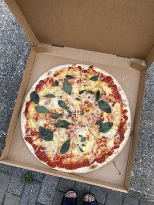 Feet? at Pizza Letna in Prague