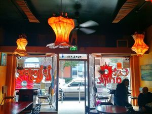 Inside at Le Voyeur in Olympia