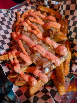 Animal fries at Le Voyeur in Olympia