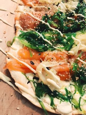 100% Spelt Pizzetta at Lavinia Good Food - Centrum in Amsterdam