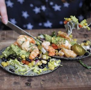 Blue Corn Tortilla!  at Lavinia Good Food - Centrum in Amsterdam