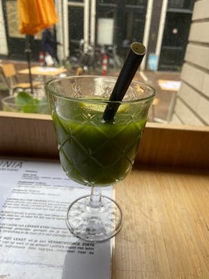 Green juice at Lavinia Good Food - Centrum in Amsterdam