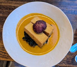 Tofu coconut curry entree at NaKorn in Evanston