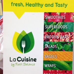 flyer at La Cuisine in Cozumel