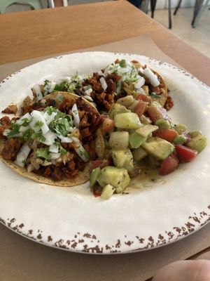 Tacos Vegano at La Cuisine in Cozumel