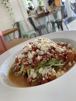 Especial Vegano at La Cuisine in Cozumel