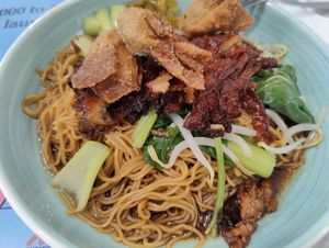 wanton noodles  at Onn Vegetarian 安顺素食 in Central Singapore