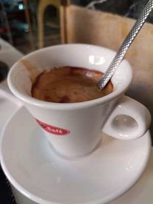 Café americano at BAGUETTO MASSIRA in Marrakech