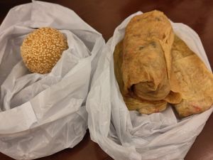 Not Sure what it is at Lucky Star Vegetarian in Kowloon