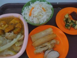 Meal at Fook Tak Vegetarian Kitchen in Kowloon