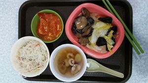 Meal at Fook Tak Vegetarian Kitchen in Kowloon