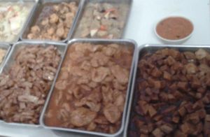 Small selection of their food... at Fook Tak Vegetarian Kitchen in Kowloon