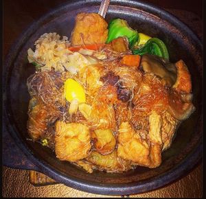 yummy hot pot  at Veggie Family 素食一家 in Kowloon