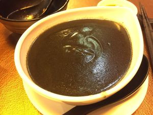 Black Sesame Sweet Soup at Veggie Family 素食一家 in Kowloon